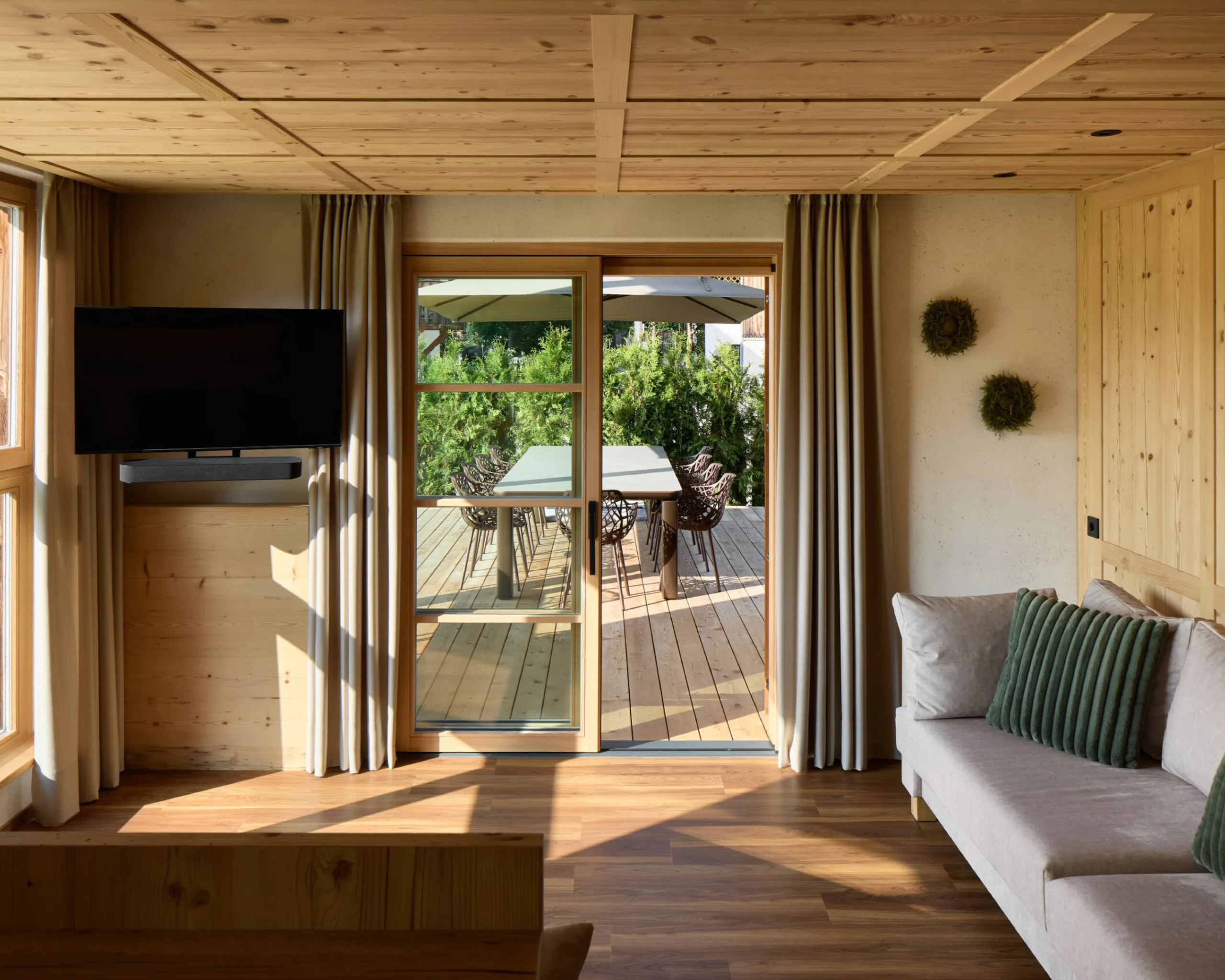 Living area Chalet la Varieté