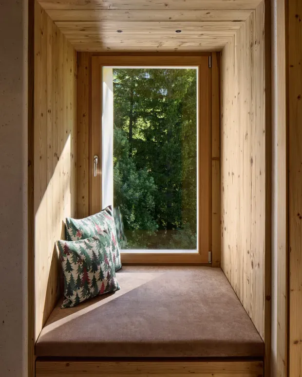 View of the La Villa forest