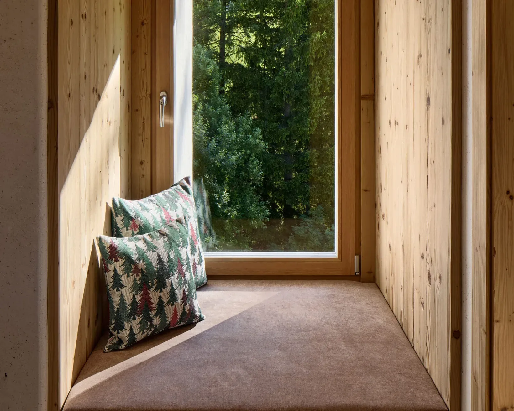 View of the La Villa forest