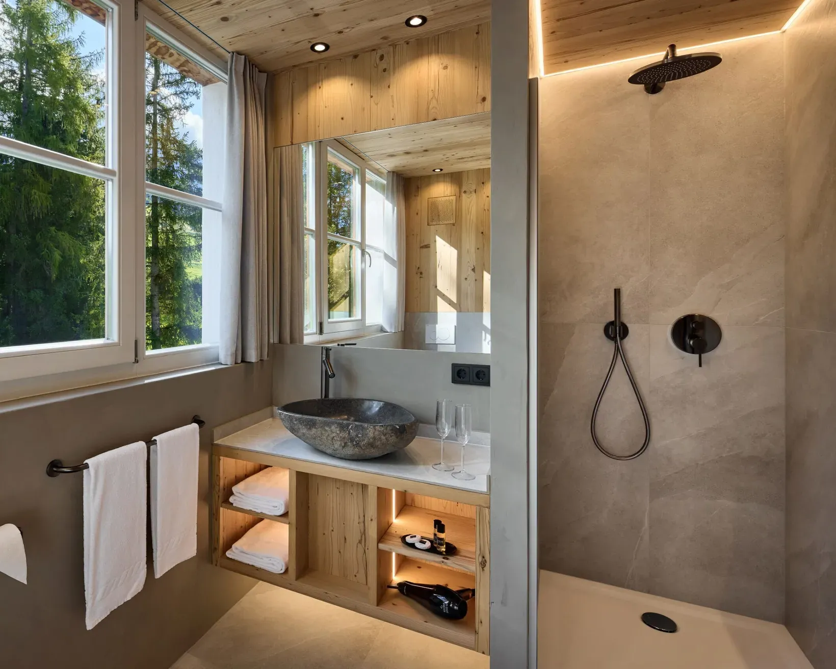 Bathroom with shower Chalet La Varieté