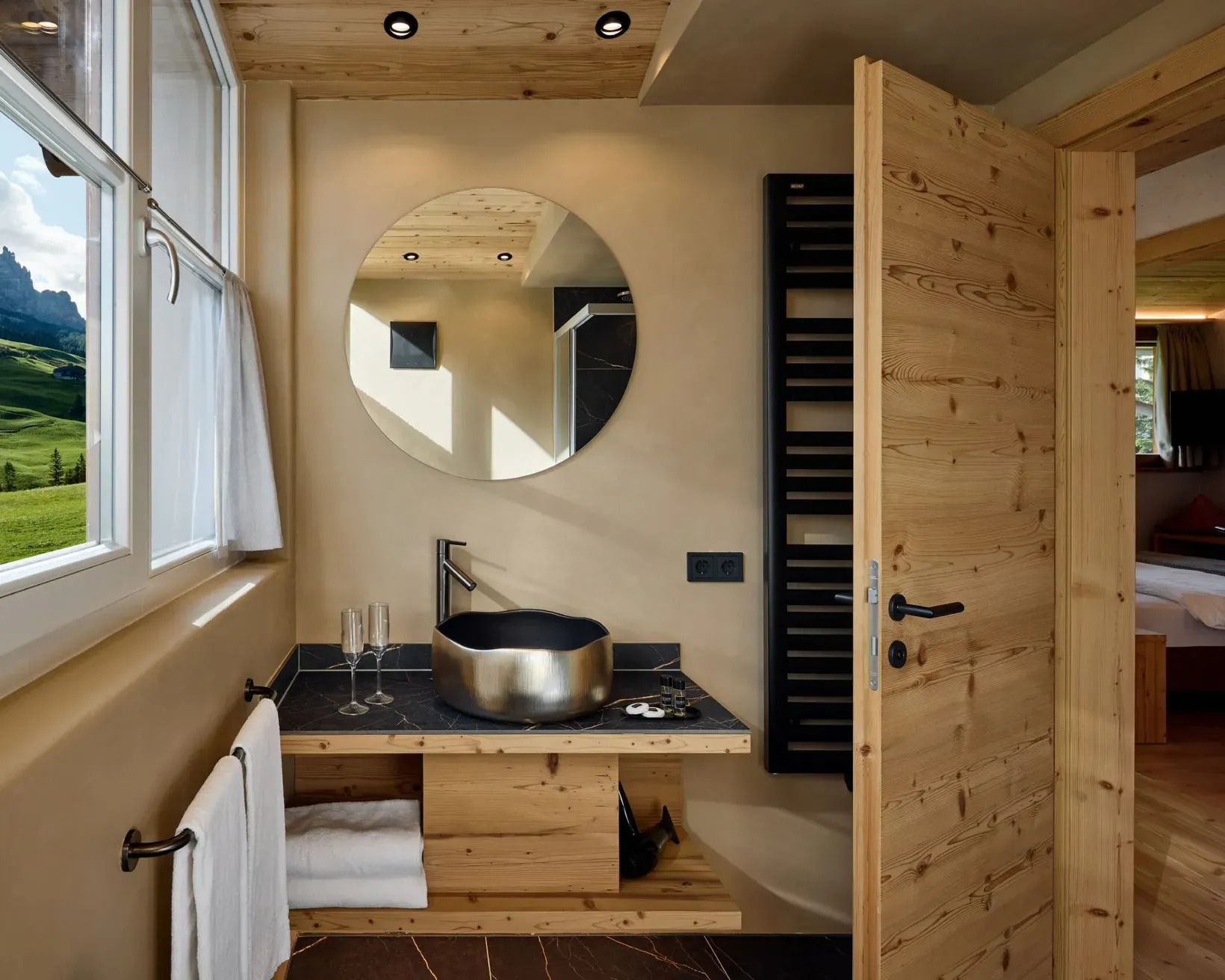 Chalet La Varieté Bathroom in Alta Badia